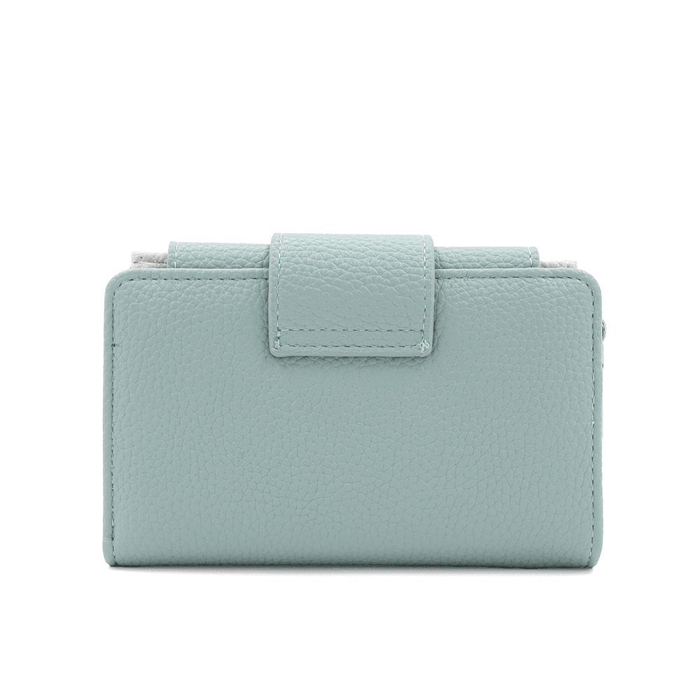 Női pénztárca sok rekesszel - mentazöld