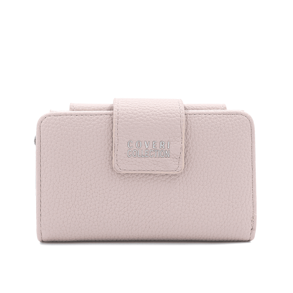 Női pénztárca sok rekesszel - világosbarna