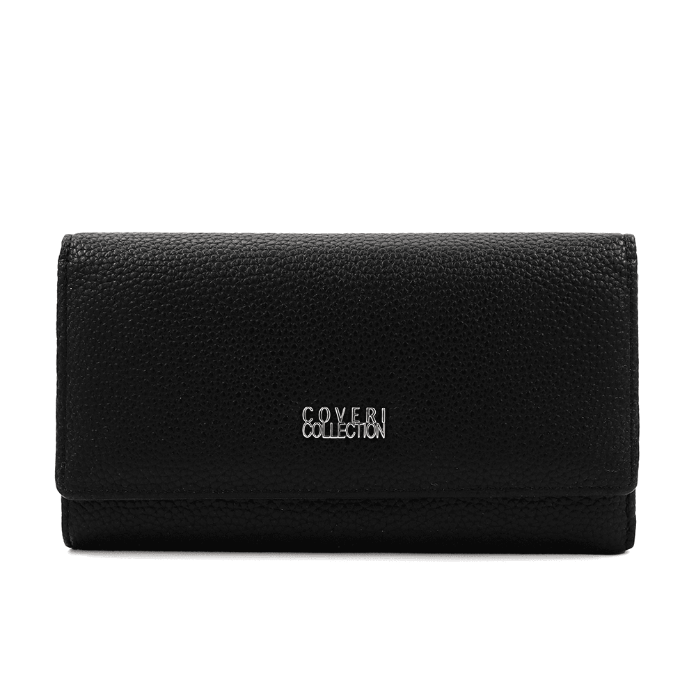 KÉSZLET női pénztárca és kártyatartó - fekete