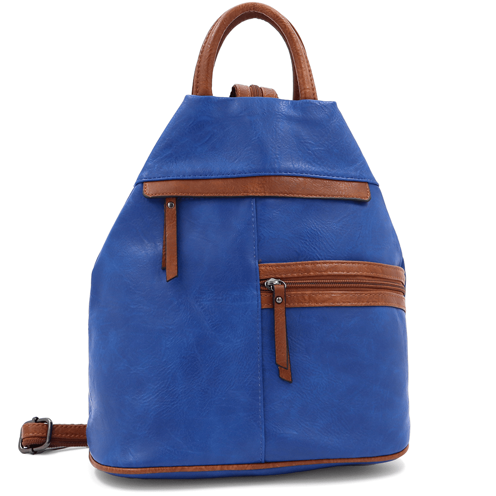 Női hátizsák titkos záródással Elina - kék