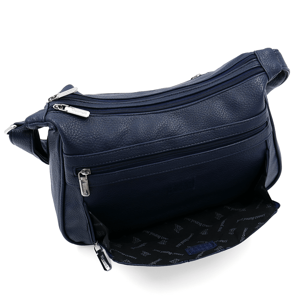 Nagy női válltáska Dalia - sötétkék