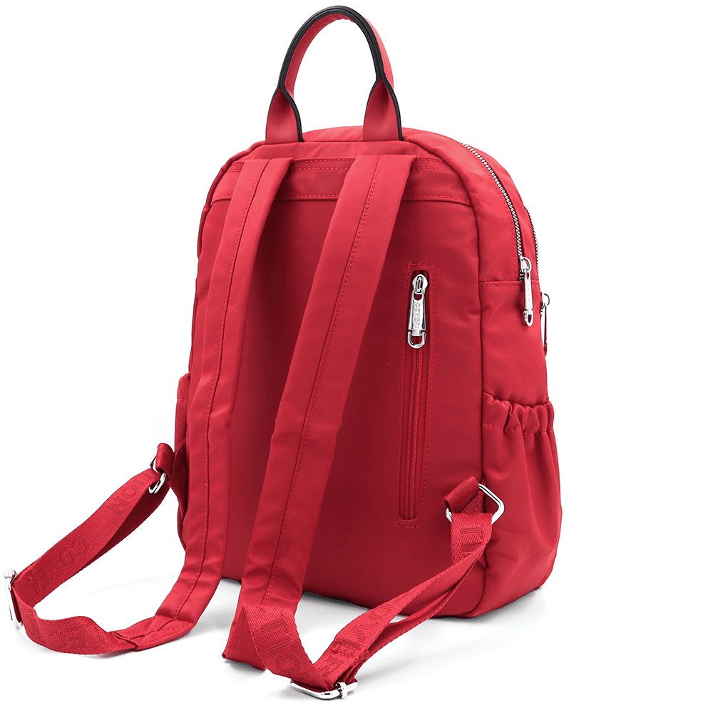 Női hátizsák szövetből - piros