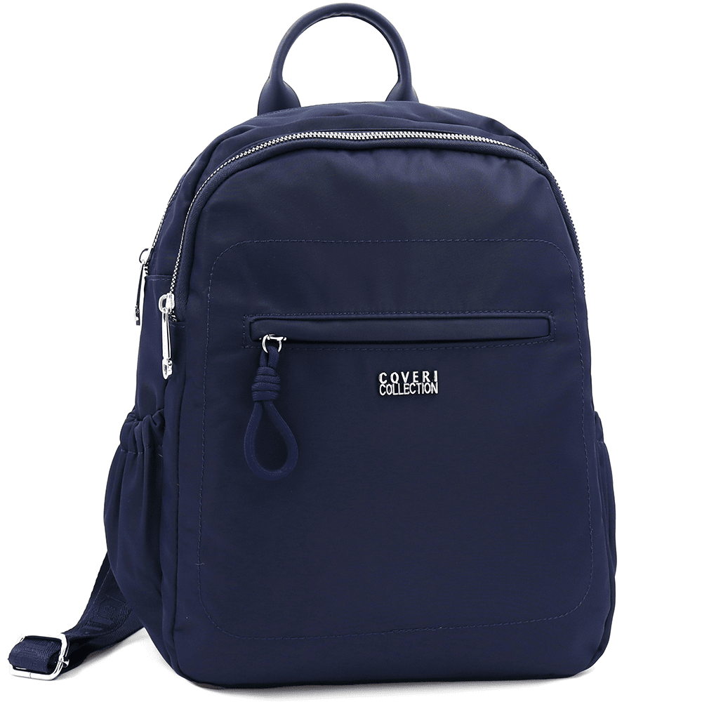 Női hátizsák szövetből - sötétkék