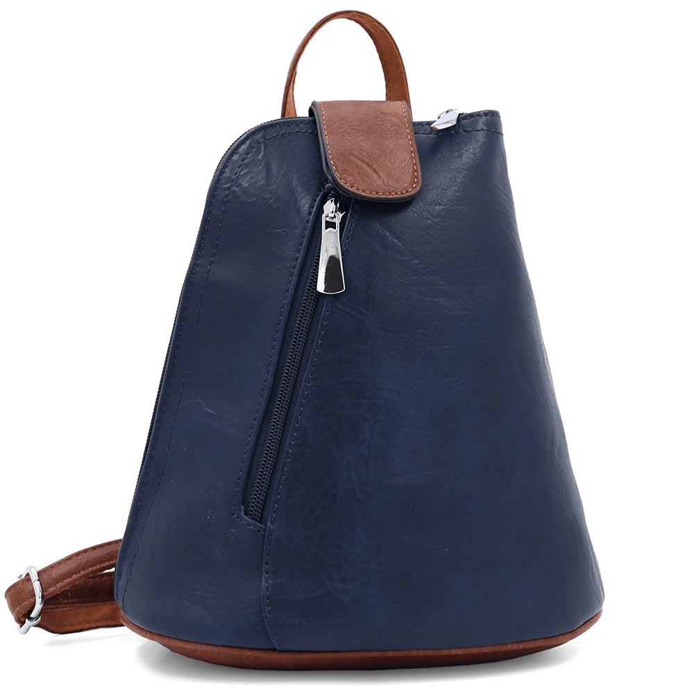 2 az 1-ben - Női hátizsák és táska Violeta - sötétkék