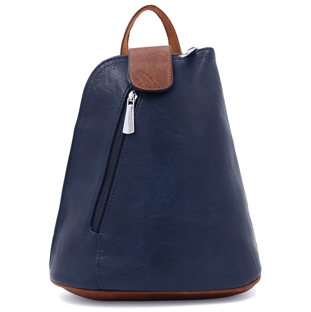 2 az 1-ben - Női hátizsák és táska Violeta - sötétkék