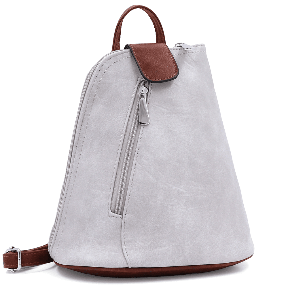 2 az 1-ben - Női hátizsák és táska Violeta - szürke