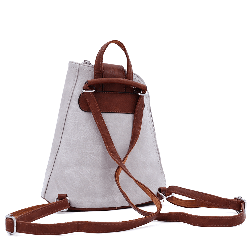 2 az 1-ben - Női hátizsák és táska Violeta - szürke