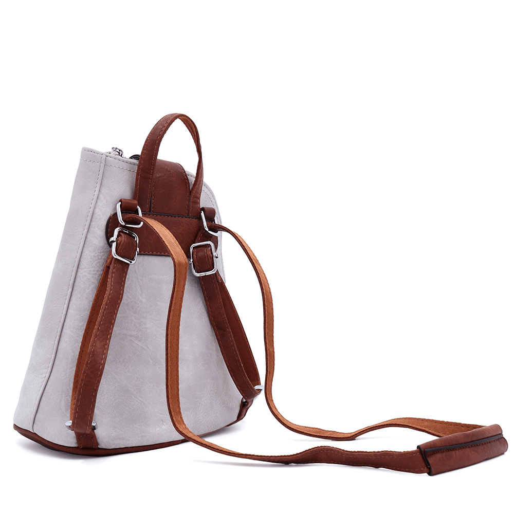 2 az 1-ben - Női hátizsák és táska Violeta - szürke