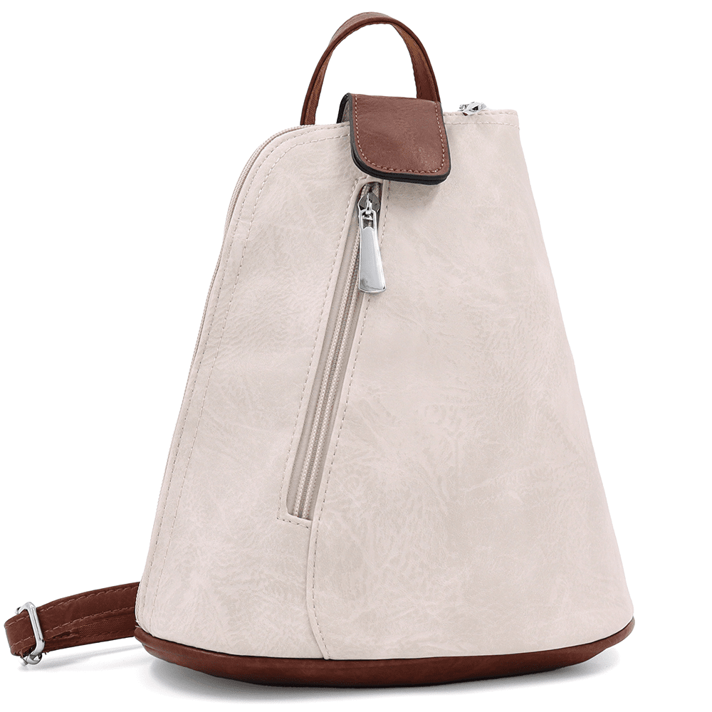 2 az 1-ben - Női hátizsák és táska Violeta - bézs