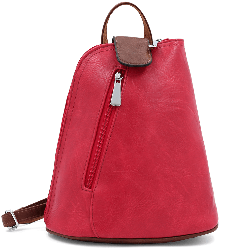 2 az 1-ben - Női hátizsák és táska Violeta - piros