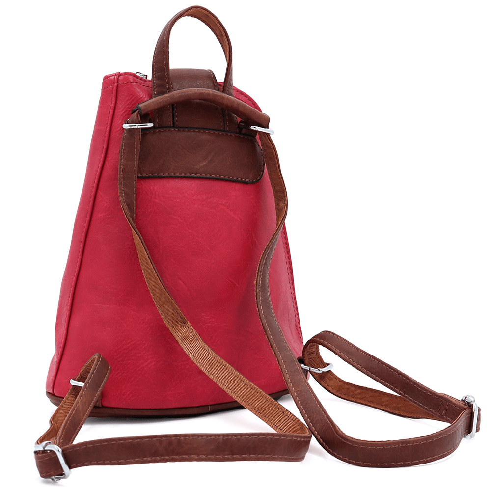 2 az 1-ben - Női hátizsák és táska Violeta - piros