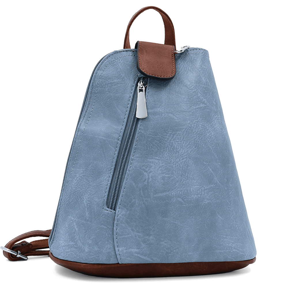 2 az 1-ben - Női hátizsák és táska Violeta - kék