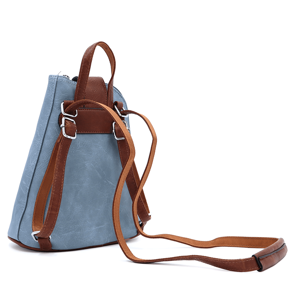 2 az 1-ben - Női hátizsák és táska Violeta - kék