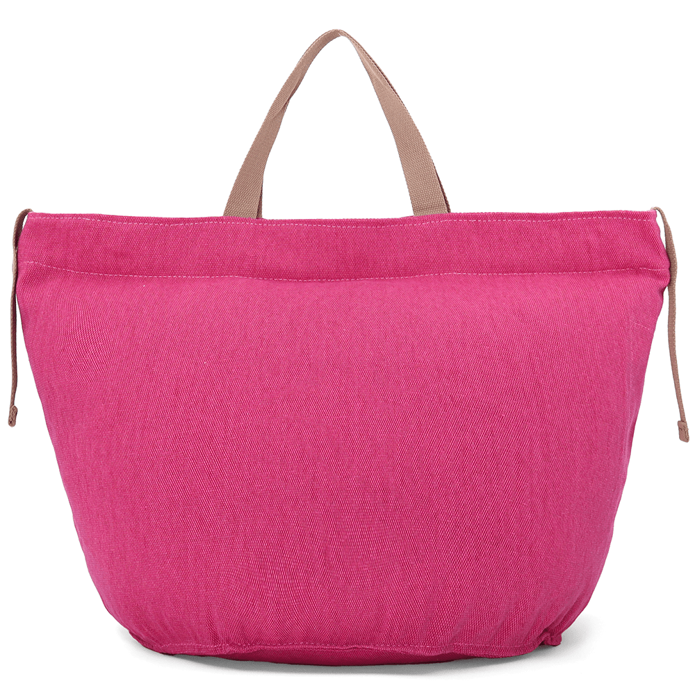 Nagy strandtáska Simona nyomtatással - fukszia