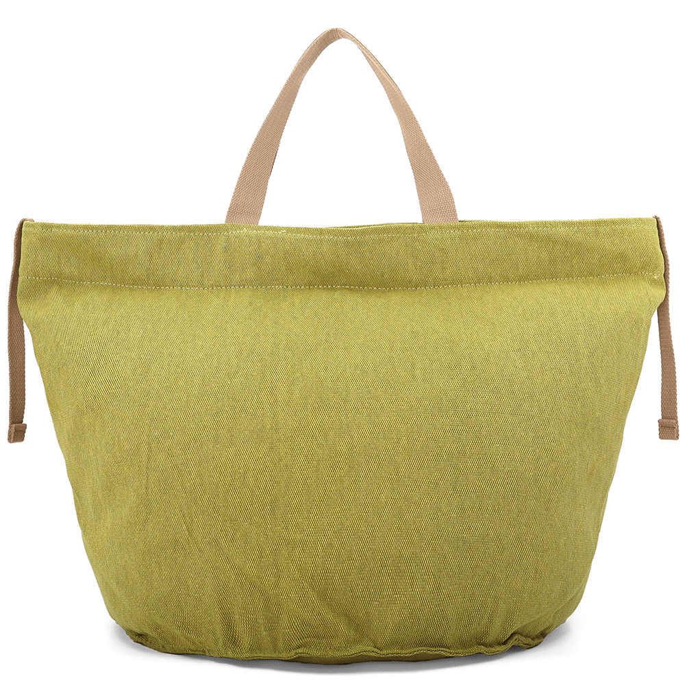 Nagy strandtáska Simona nyomtatással - lime