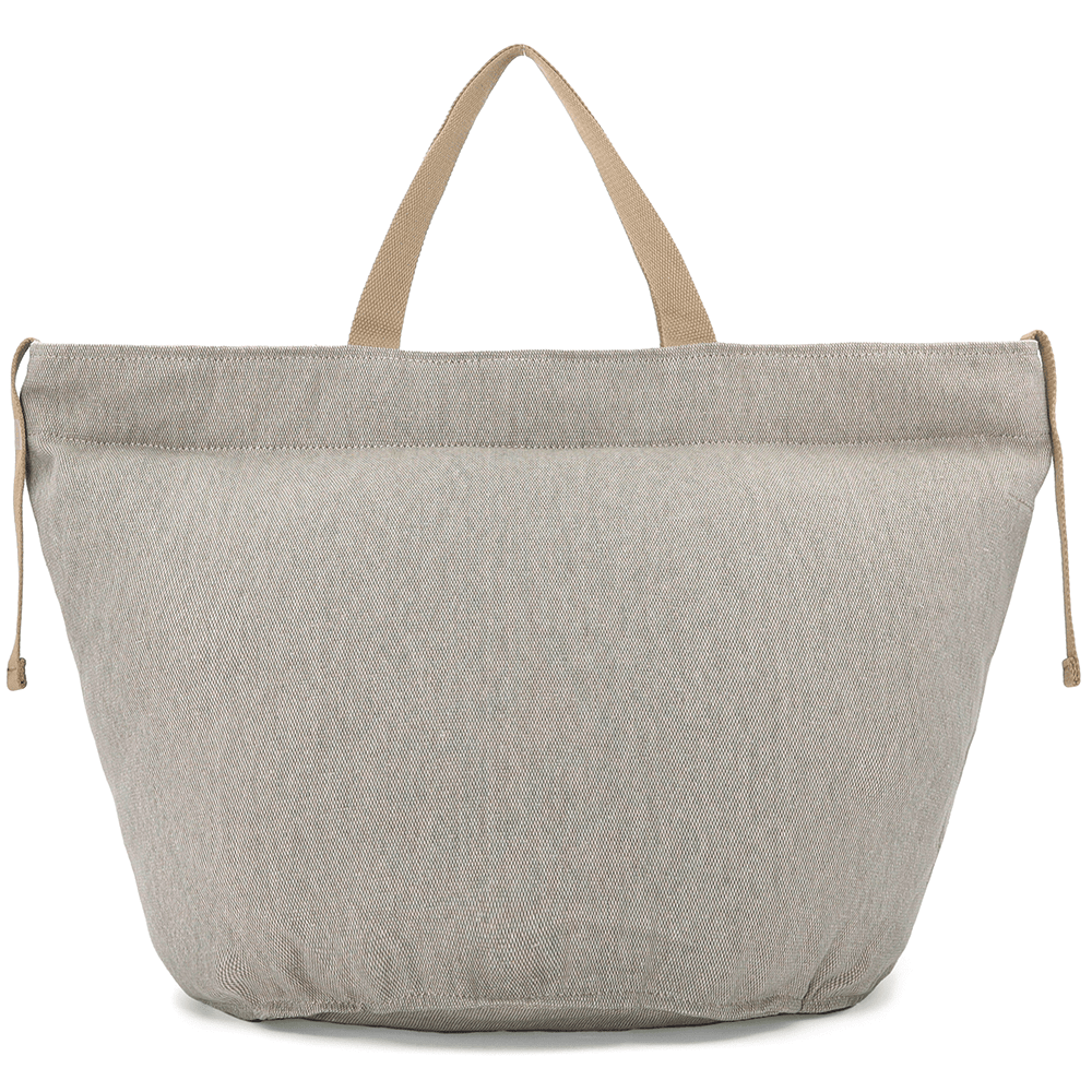 Nagy strandtáska Simona nyomtatással - szürke