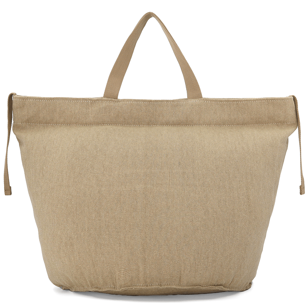 Nagy strandtáska Simona nyomtatással - világosbarna