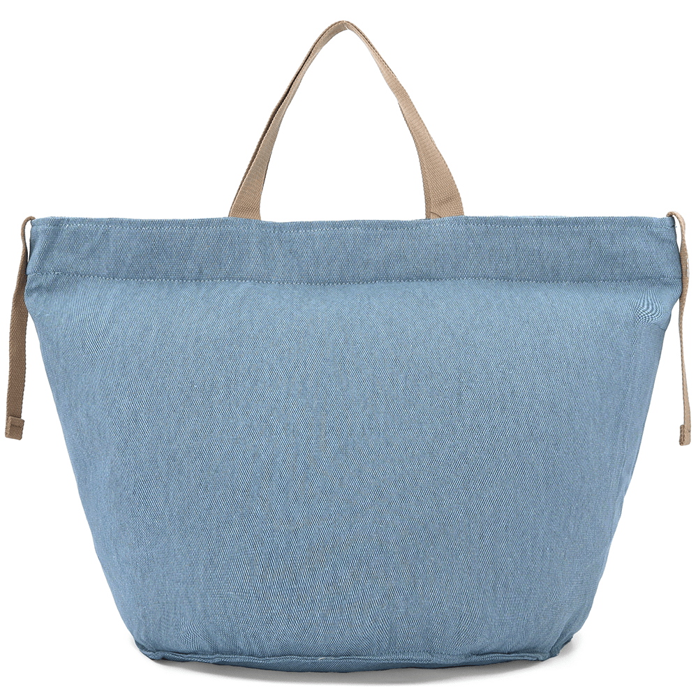 Nagy strandtáska Simona nyomtatással - kék