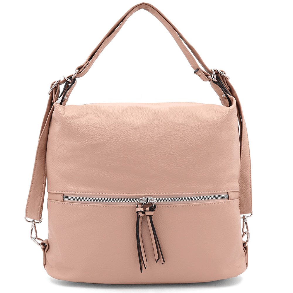 2 az 1-ben - Nagy táska és hátizsák - rózsaszín