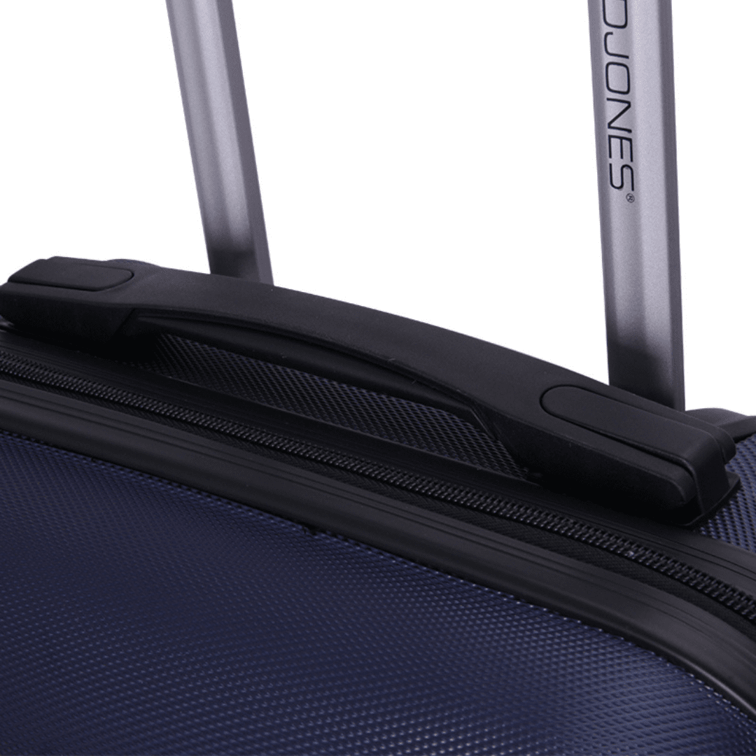 David Jones - Bőröndkészlet mozgatható kerekekkel, 3 méretben - világoskék