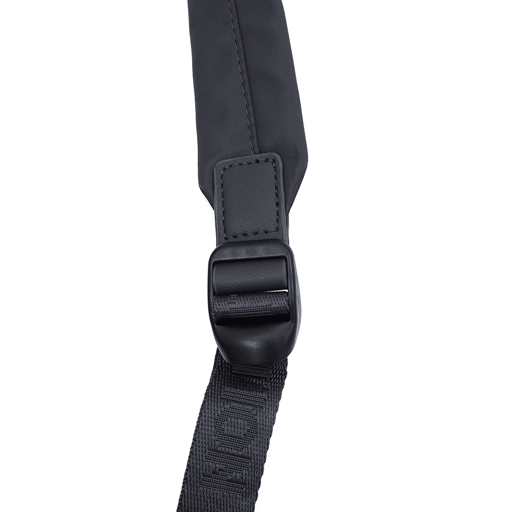 Női hátizsák szövetből, függő pénztárcával - szürke