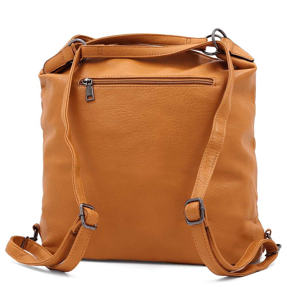 2 az 1-ben - Nagy táska és hátizsák Lora - barna