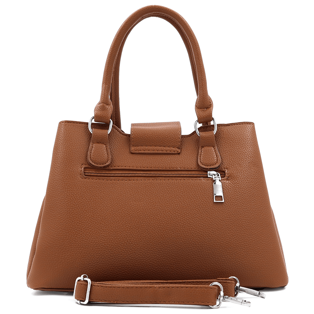 Női táska 3 rekesszel Love - cseréptetőbarna