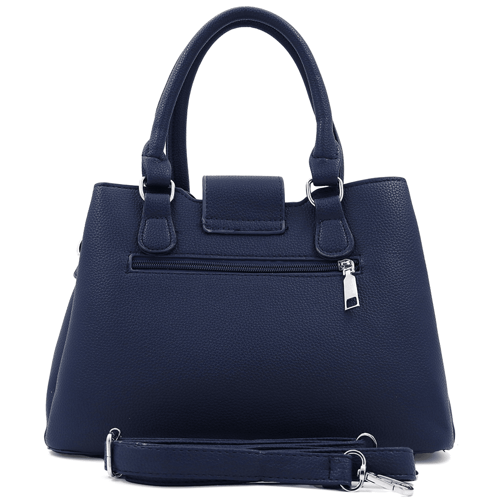 Női táska 3 rekesszel Love - sötétkék