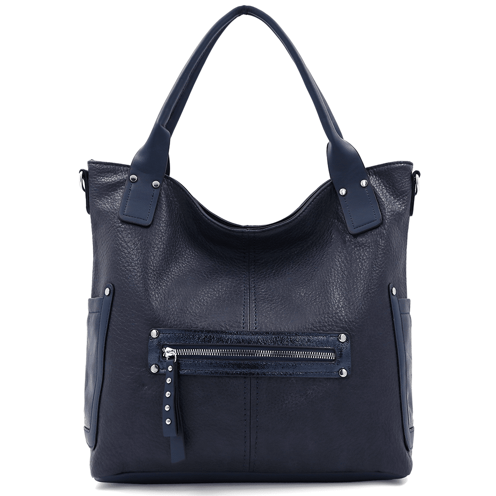 Nagy női táska Victoria típusú táska - sötétkék