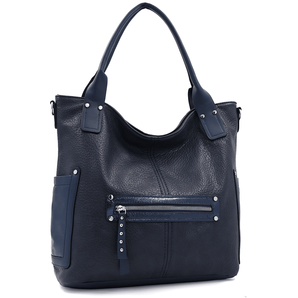 Nagy női táska Victoria típusú táska - sötétkék