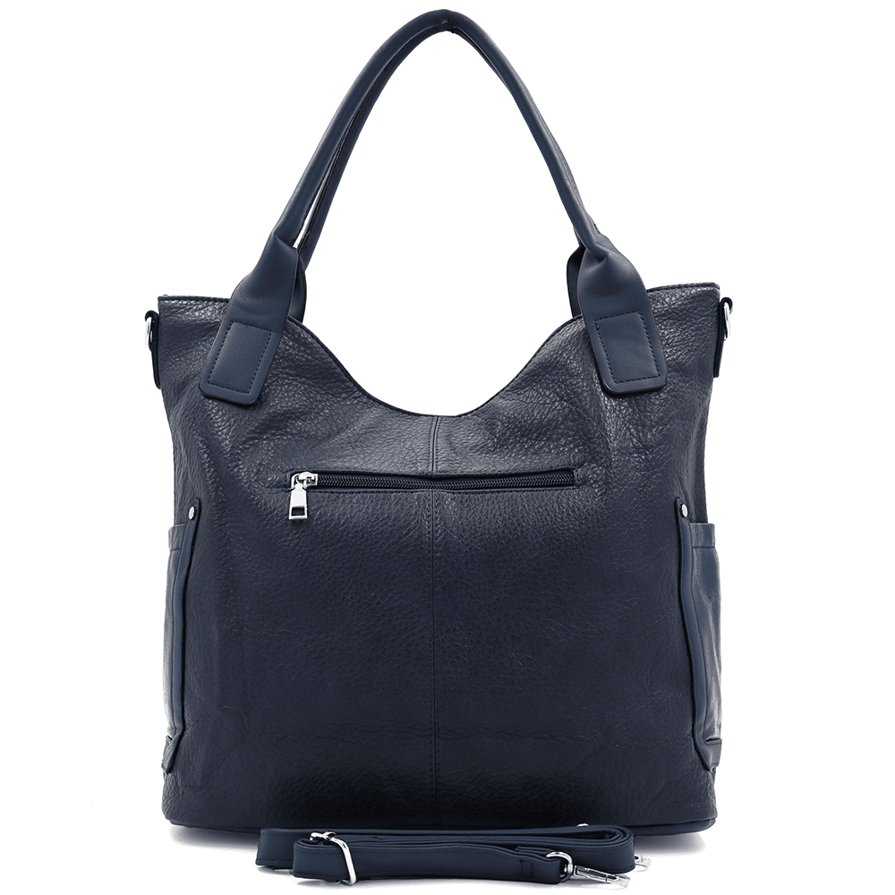 Nagy női táska Victoria típusú táska - sötétkék