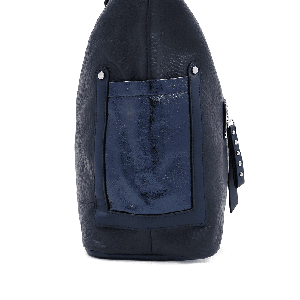 Nagy női táska Victoria típusú táska - sötétkék