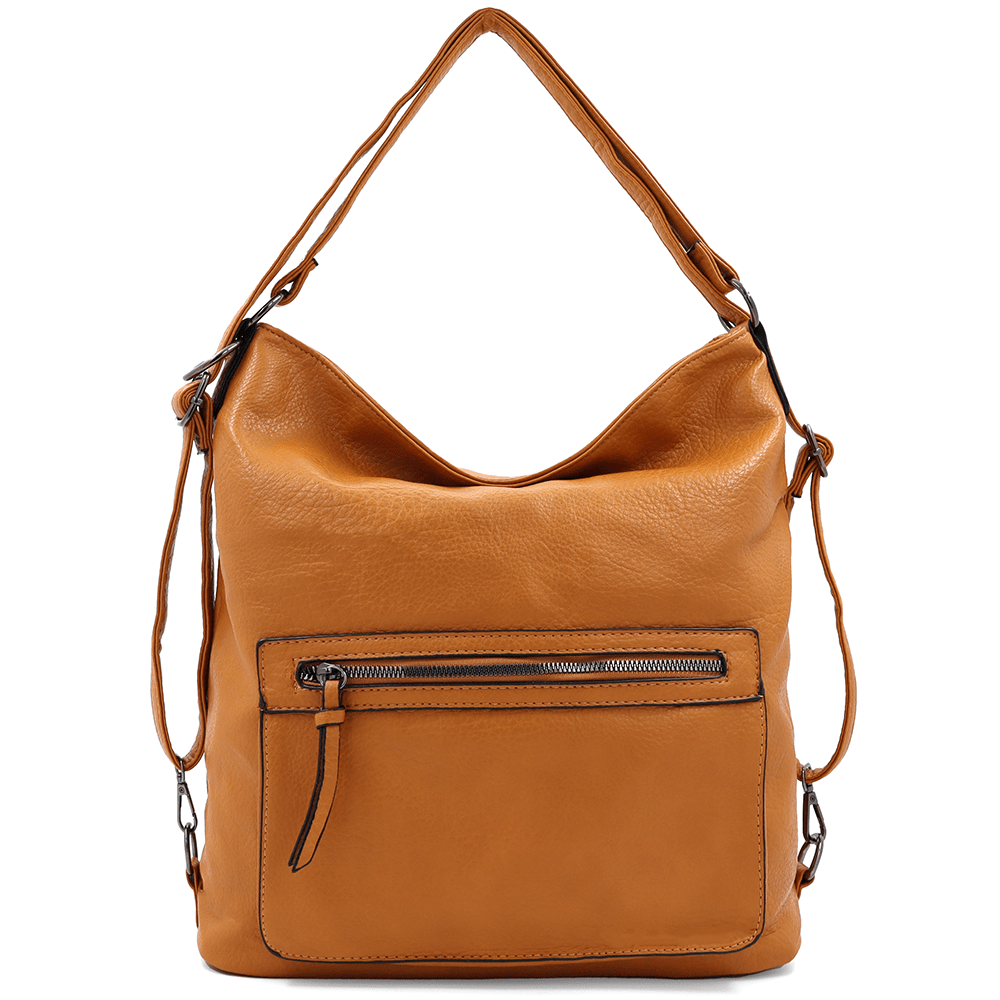 2 az 1-ben - Nagy táska és hátizsák Lora - barna