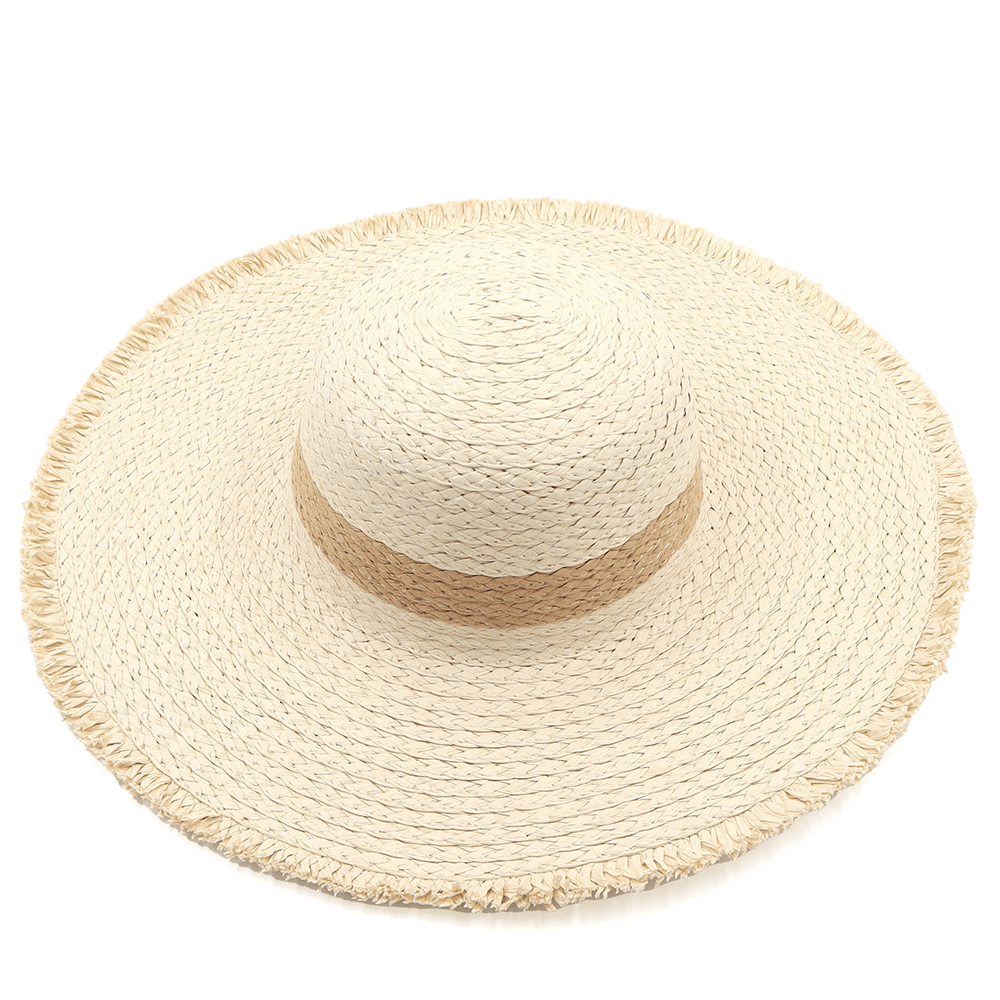 Női szalmakalap - bézs