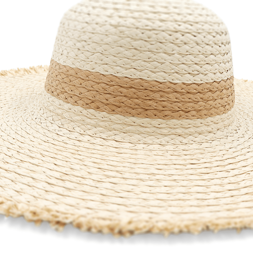 Női szalmakalap - bézs