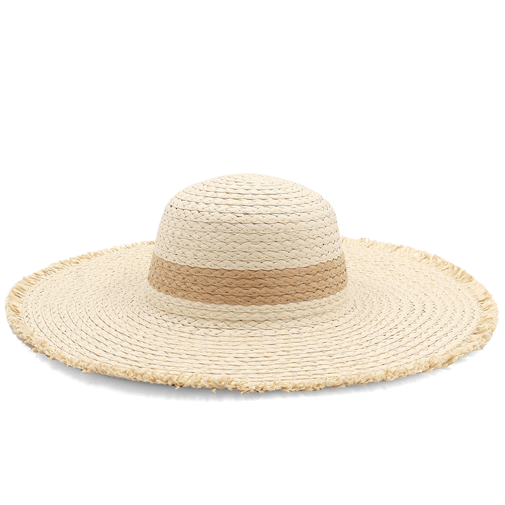 Női szalmakalap - bézs