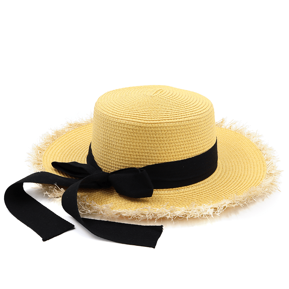 Női szalmakalap - sárga