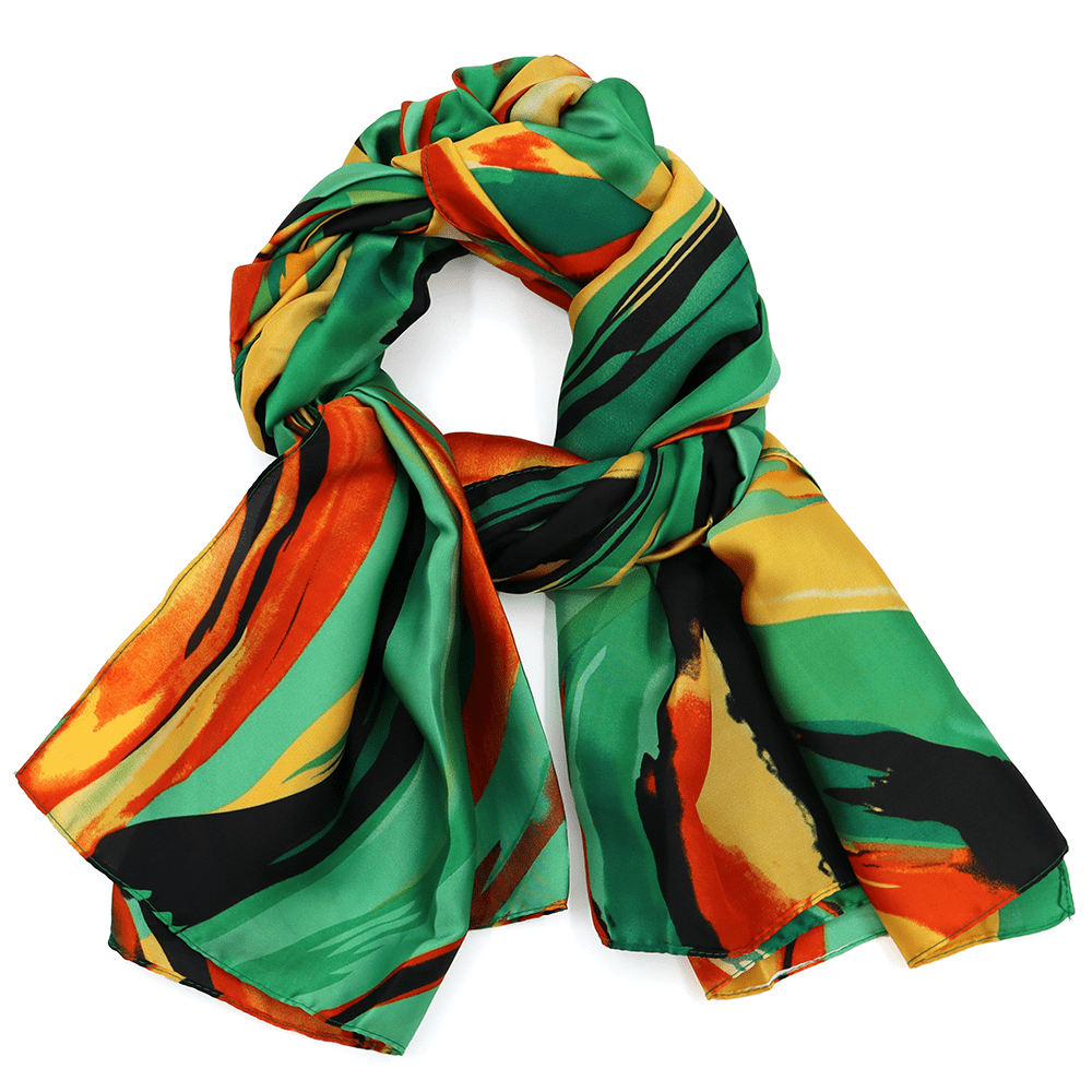 Női sál nyomtatott mintával - trópus