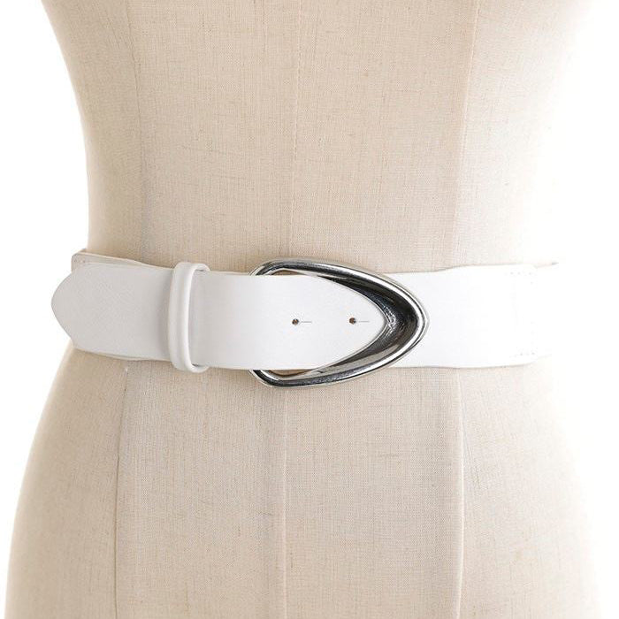 Női rugalmas öv - fehér