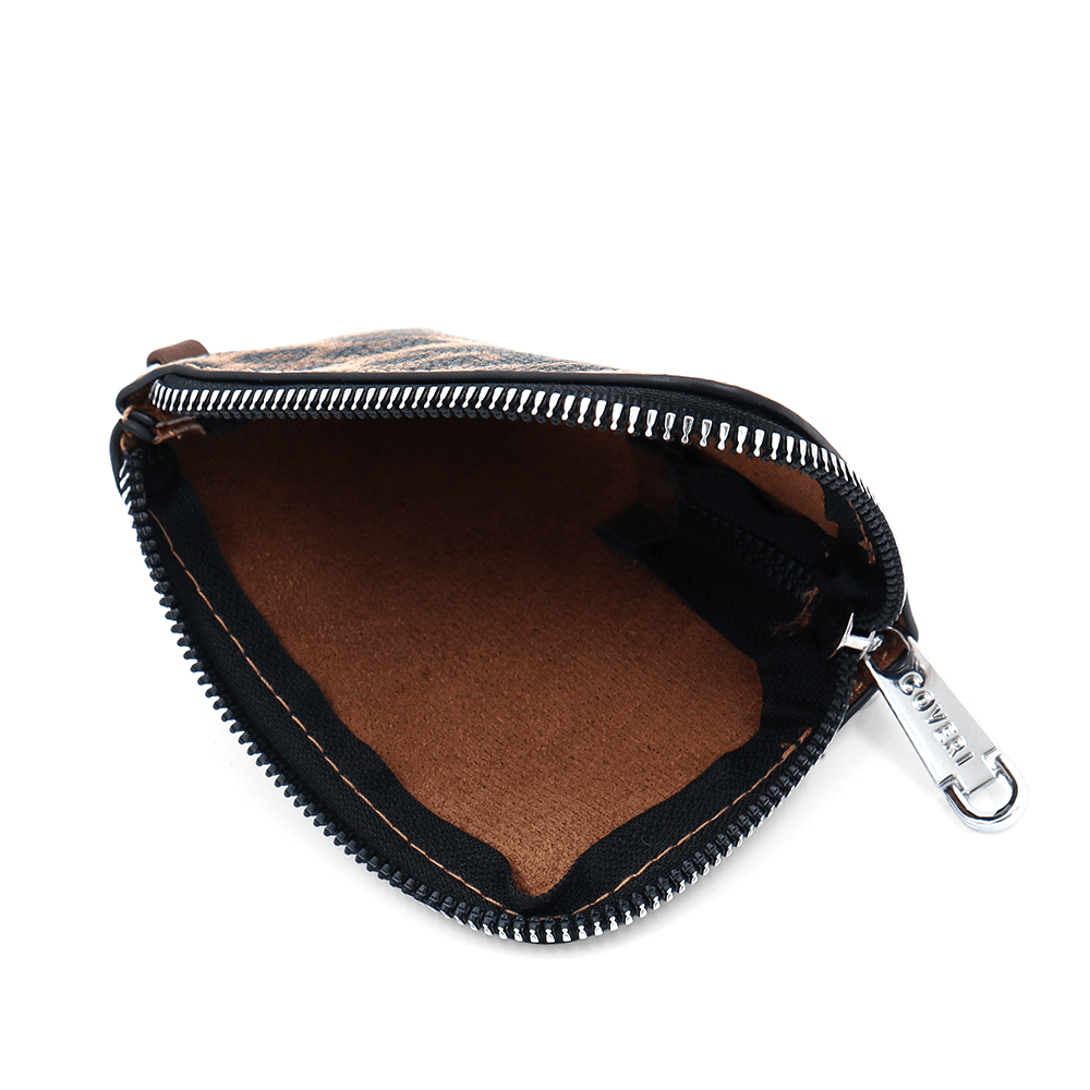 Táska típusú szatyor függő pénztárcával, leopárd mintával Vanesa - mustársárga