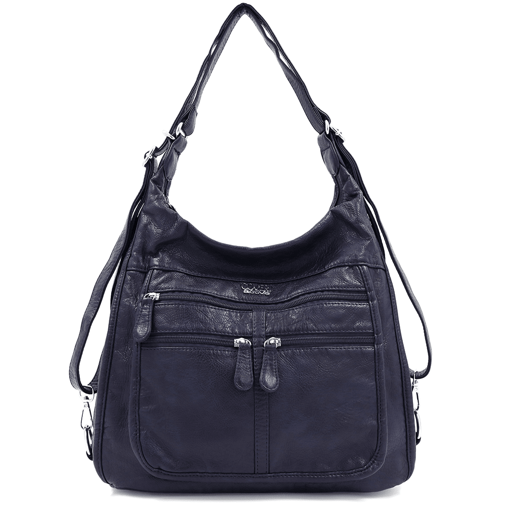 2 az 1-ben - Táska és hátizsák sok zsebbel Rubi - sötétkék