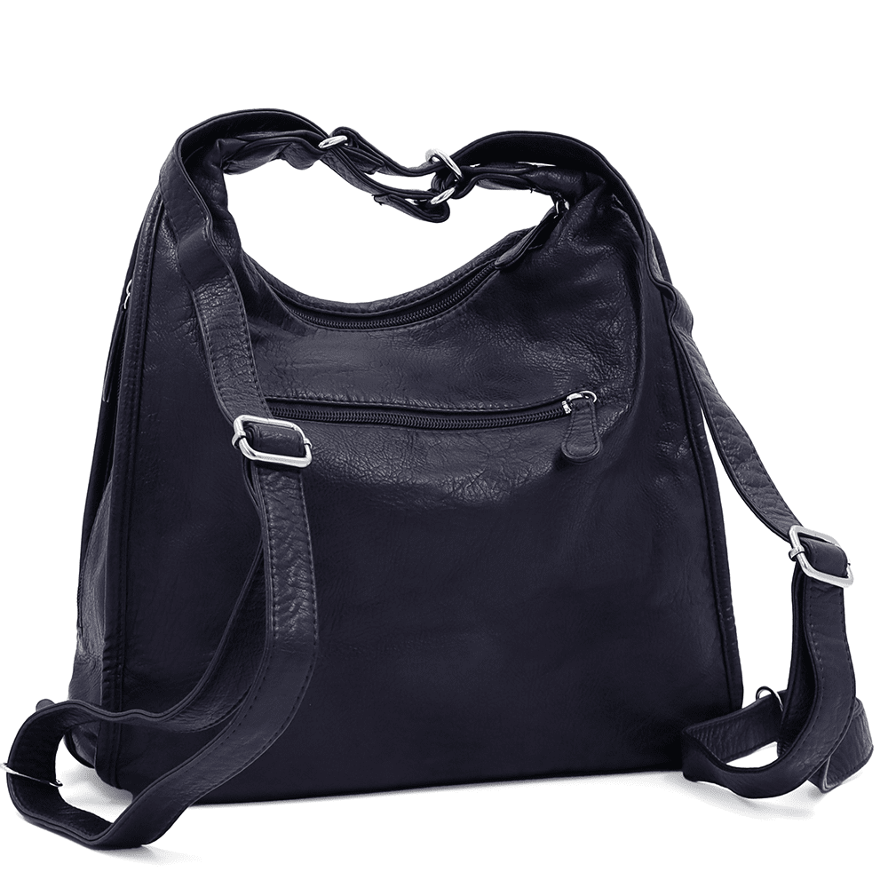 2 az 1-ben - Táska és hátizsák sok zsebbel Rubi - sötétkék