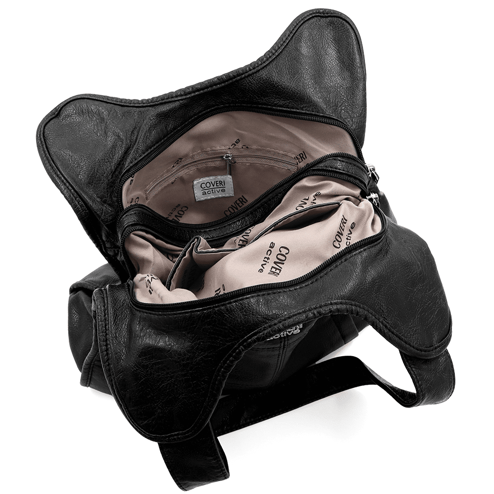 Magdalena típusú női táska - fekete