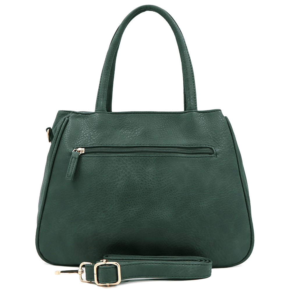 Női táska sok zsebbel Sonya - zöld