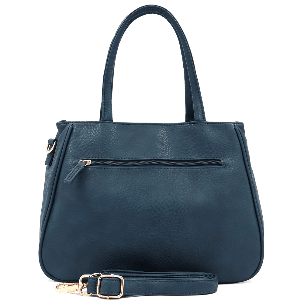 Női táska sok zsebbel Sonya - kék