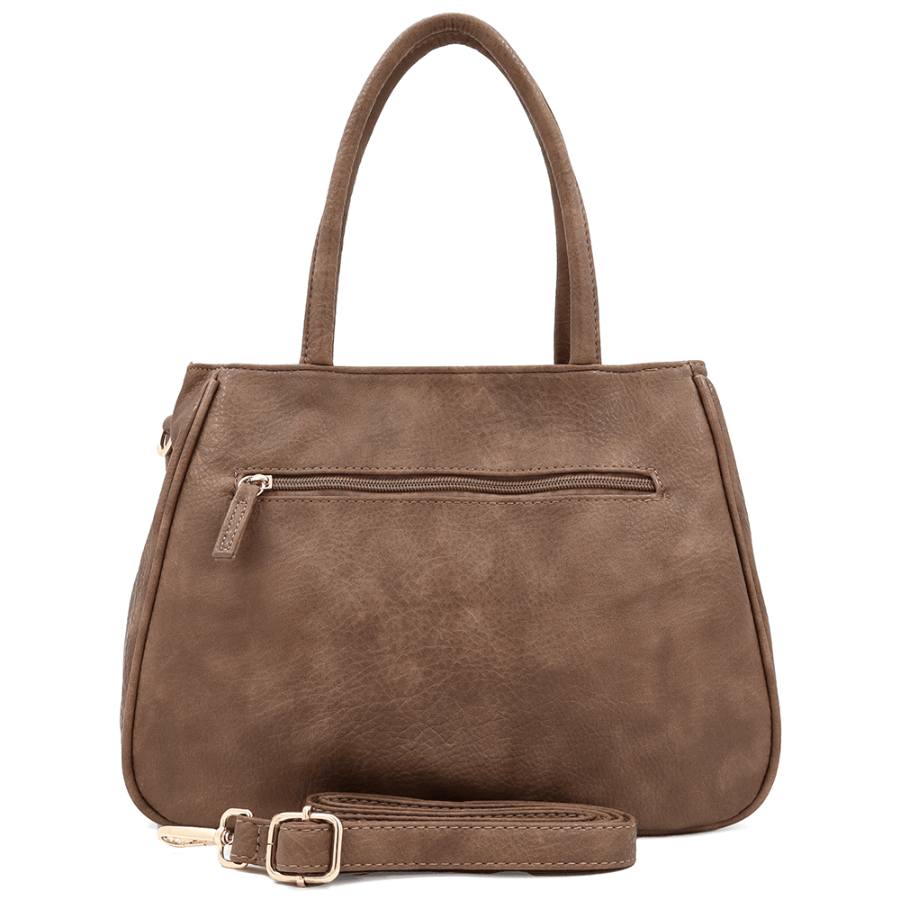 Női táska sok zsebbel Sonya - világosbarna