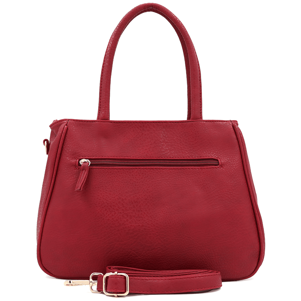 Női táska sok zsebbel Sonya - piros