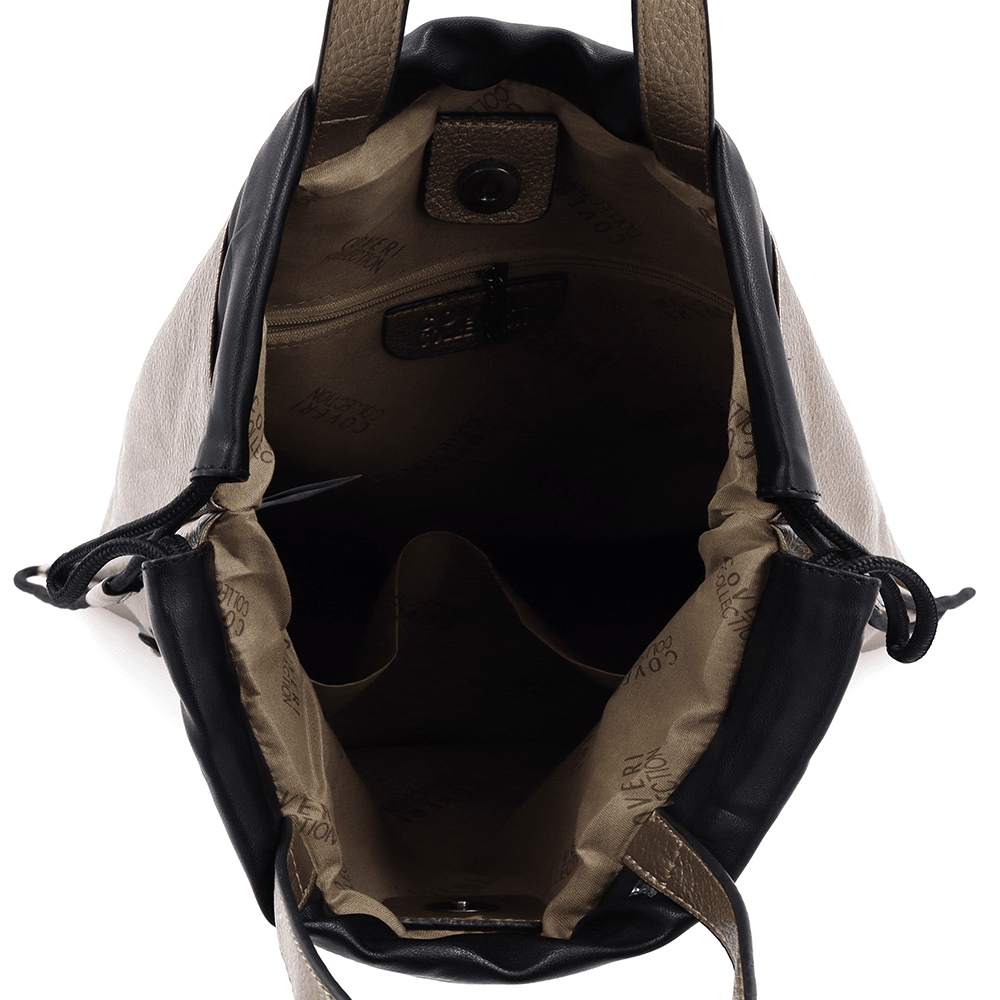 Ökológiai bőr táska - arany