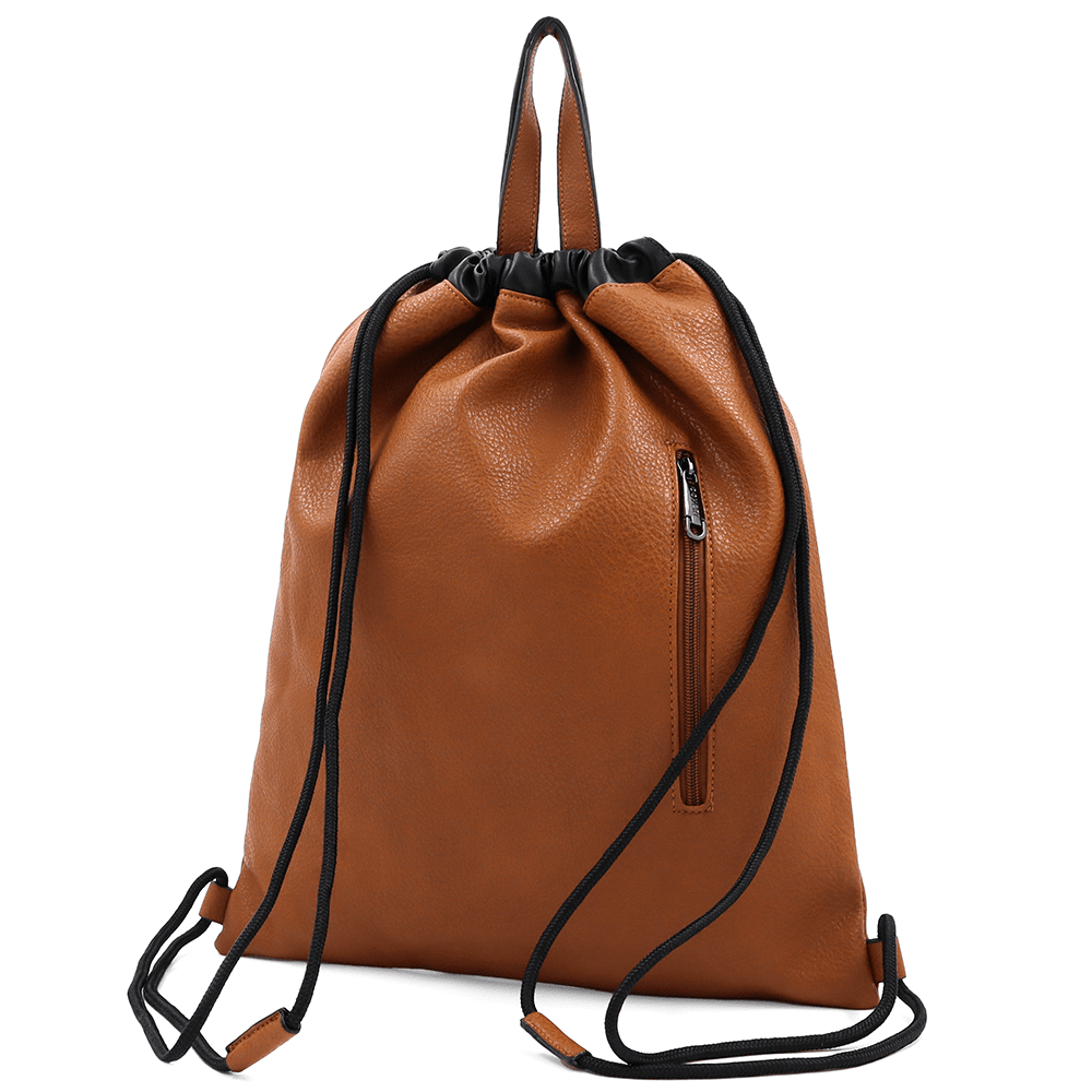 Öko bőr táska - cserépbarna