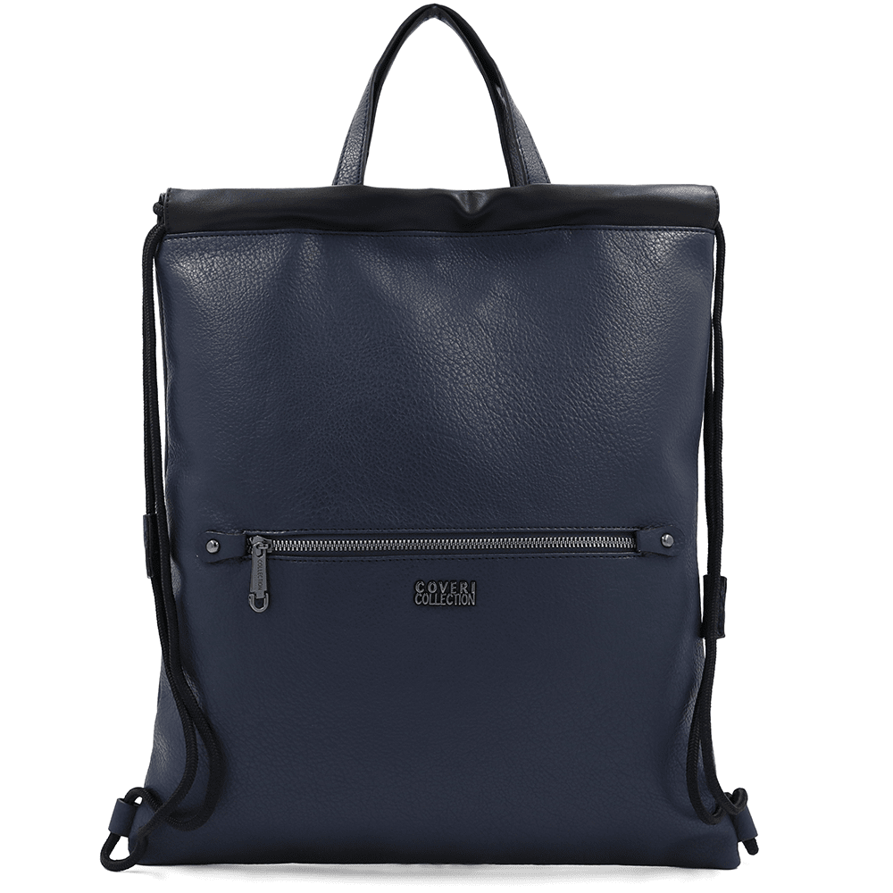 Ökológiai bőr táska - sötétkék